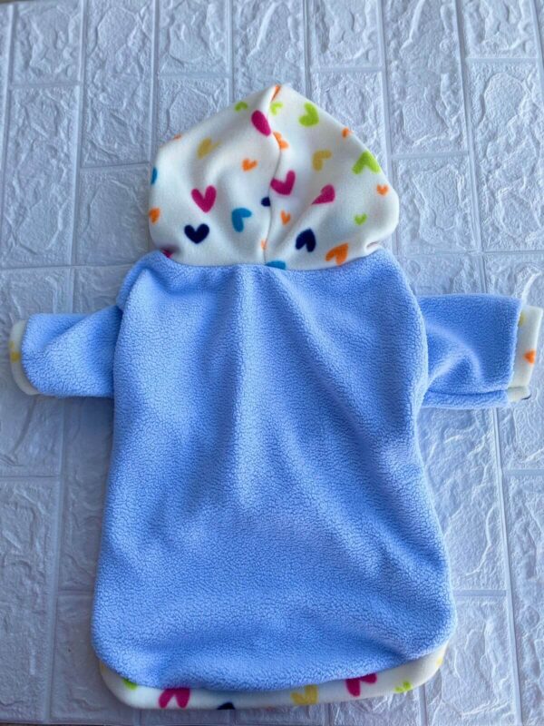 Polar celeste con Gorro Corazón